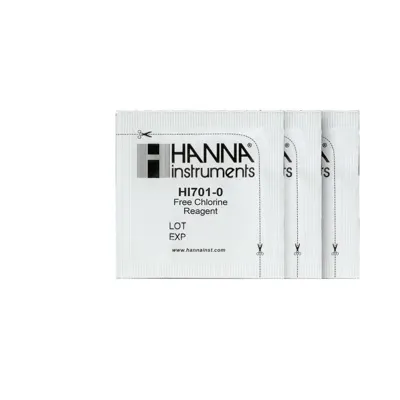 KIT REACTIVO FOTOMETRO CLORO 300 POLVO HANNA 1224
