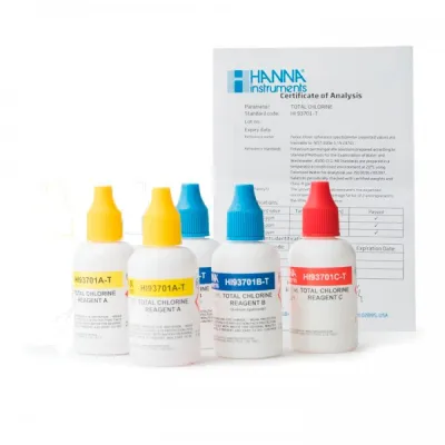 KIT REACTIVO FOTOMETRO CLORO TOTAL 300 LIQUIDO 34050