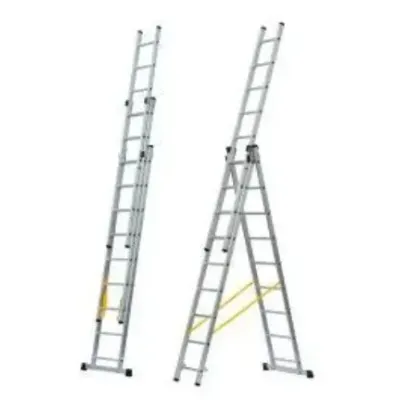ESCALERA  ALUMINIO PROFESIONAL 3T 12+12+12 EURO 3 KOTAS