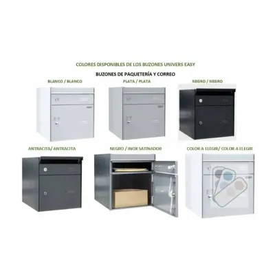 BUZON CORREO+PAQUETERIA EASY S U2126 ANTRACITA ARREGUI BUZON CORREO+PAQUETERIA EASY S U2126 ANTRACITA ARREGUI