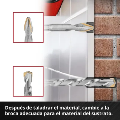 KIT BROCA PORCELANICO 5/6/8/10MM 49051404 EINHELL