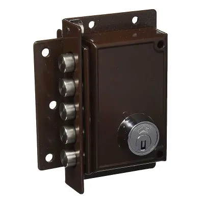CERRADURA SEGURIDAD 5239 MARRON IZQUIERDA JIS