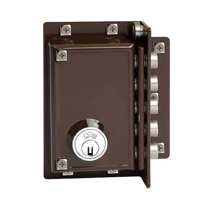CERRADURA SEGURIDAD 5239 MARRON IZQUIERDA JIS