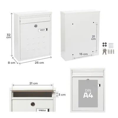 BUZON EXTERIOR DIME V1321 BLANCO ARREGUI