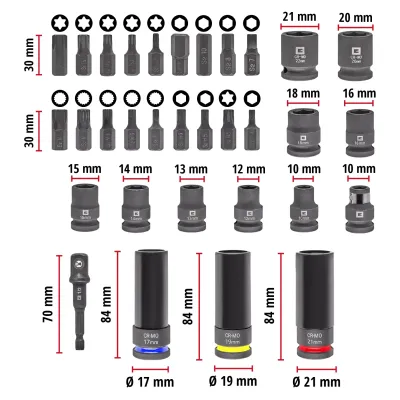 JUEGO LLAVES IMPACTO+PUNTAS 49109288/32PZS.EINHELL JUEGO LLAVES IMPACTO+PUNTAS 49109288/32PZS.EINHELL