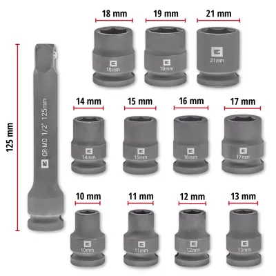 JUEGO LLAVES IMPACTO 10-22MM 49109283 EINHELL