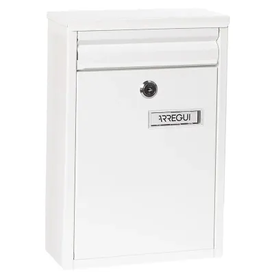 BUZON EXTERIOR ZAGUAN E5751 ACERO GALVANIZADO BLANCO ARREGUI