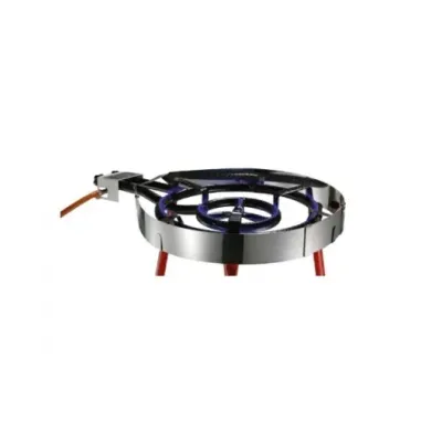 PARAVIENTO DOBLE INOX PARA PAELLERO 30-35-40-45-50CM 50086 GARCIMA