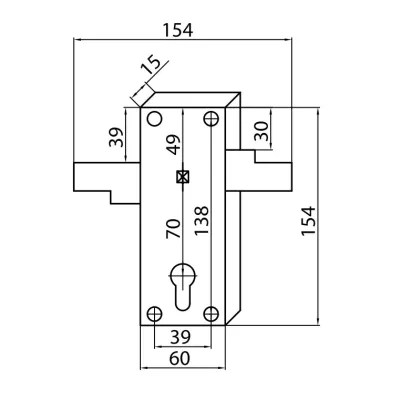 CERRADURA PUERTA BASCULANTE CB CAYS