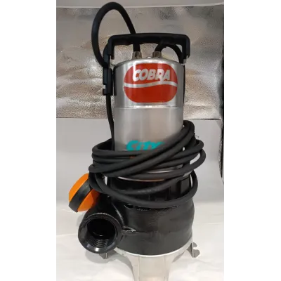 BOMBA ACHIQUE AGUAS RESIDUALES COBRA 90 M 0,85Hp 230Vca CITY PUMPS