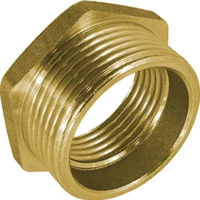 REDUCCION HEXAGONAL C/VALONA 1 -1/2X1 1/4" LATON
