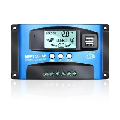 REGULADOR SOLAR LCD 12V/24V 30A USB MPPT SOLAR