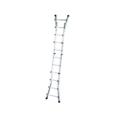 ESCALERA TELESCOPICA TIJERA 10+10 PELD. ESCALISSIMA C/ESTABILIZADOR SVELT
