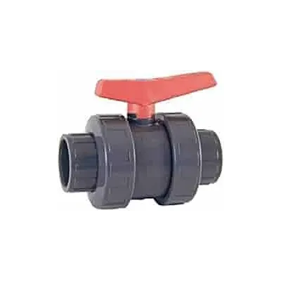 VALVULA BOLA PVC 63MM 02458 ENCOLAR MANGO ROJO CEPEX
