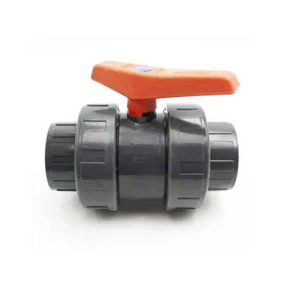 VALVULA BOLA PVC 63MM 02458 ENCOLAR MANGO ROJO CEPEX