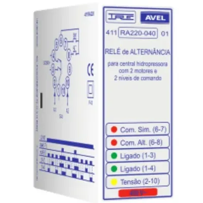 RELE ALTERNANCIA 411 RA220-040 400Vca AVEL