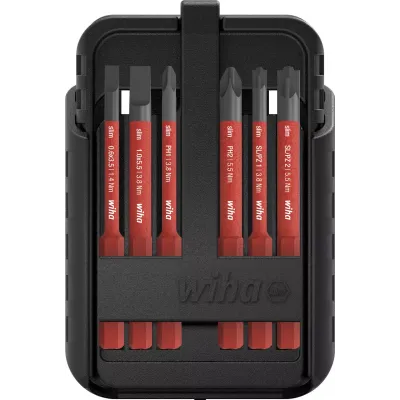 JUEGO DESTONILLADOR BITS SLIMBIT ELECTRIC 43162 WIHA