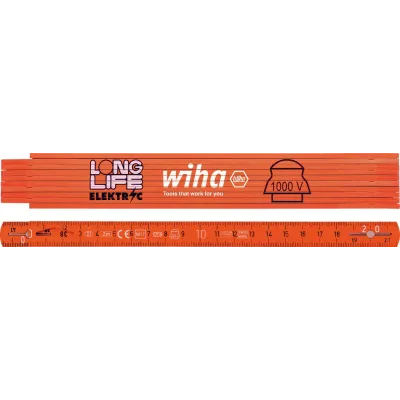METRO PLEGABLE ELECTRICISTA 42068/15MM-2M WIHA