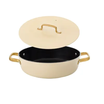 CACEROLA BAJA SAMOA ICONIC 28CM ALUMINIO FORJADO BEIGE ARCOS