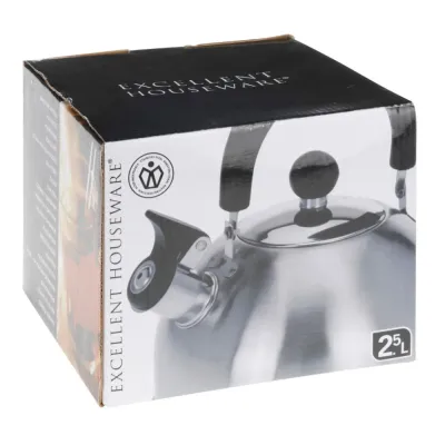 TETERA CLASICA 76906/2,5LT 19CM INOX EDM 