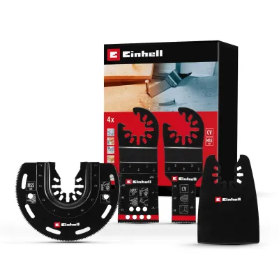 JUEGO 4 HOJAS SIERRA INMERSION MULTIHERRAMIENTA 49708104 EINHELL