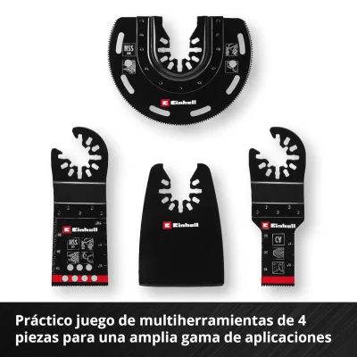 JUEGO 4 HOJAS SIERRA INMERSION MULTIHERRAMIENTA 49708104 EINHELL