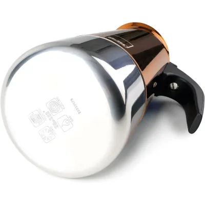 CAFETERA EXPRESS INOX MOCA 629904/4 TAZAS CUPRA IBILI