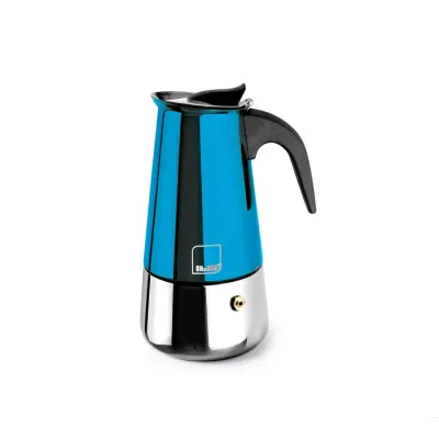 CAFETERA EXPRESS INOX MOCA 629806/6 TAZAS BLUE IBILI