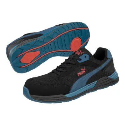 ZAPATO SEGURIDAD FRONTSIDE BLACK BLUE LOW S1P PUMA