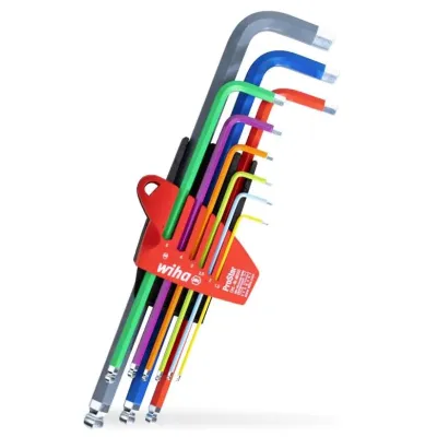 JUEGO LLAVES ALLEN PROSTAR 46555 9PZS.COLORIDO WIHA