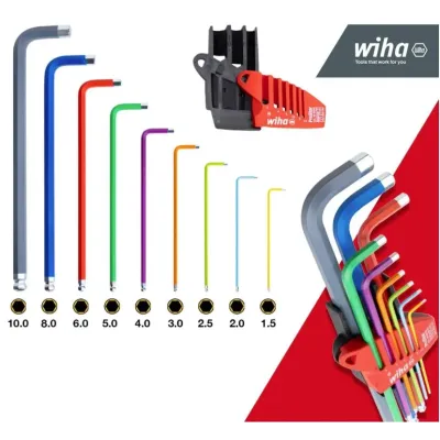 JUEGO LLAVES ALLEN PROSTAR 46555 9PZS.COLORIDO WIHA
