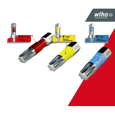 JUEGO BITS PHILIPS POZIDRIV TORX BITBUDDY TY 29MM 42137 X 8UND.WIHA