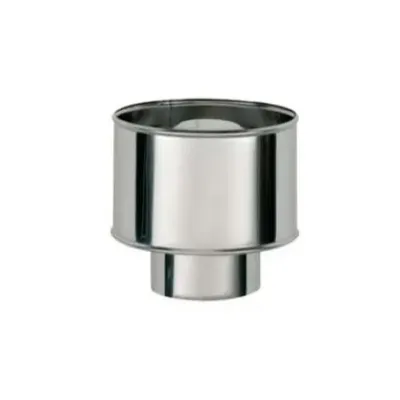 SOMBRERO ANTIVIENTO SIMPLE P. SA 150mm ACERO INOX. AISI 304 20020150 BOFILL