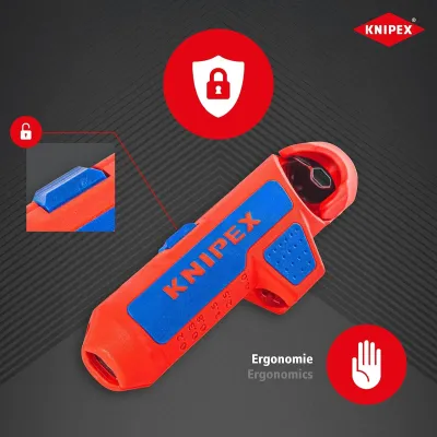 PELAMANGUERAS UNIVERSAL ERGOSTRIP 16 95 01 SB KNIPEX