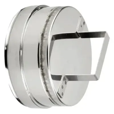 TAPA PARA TUBO DOBLE PARED 200MM INOX AISI 316L/304 4015940 ROS 