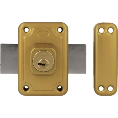 CERROJO SOBREPONER 81-96 15882 ESMALTADO ORO AMIG