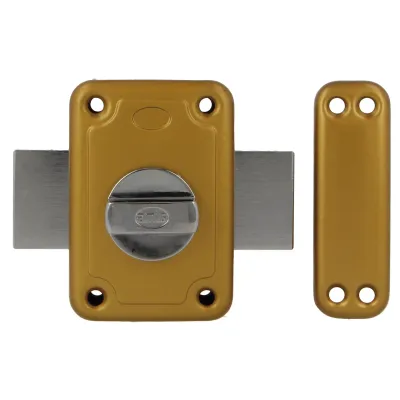 CERROJO SOBREPONER 80-96 15880 ESMALTADO ORO AMIG