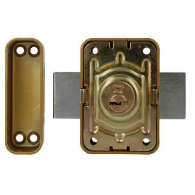 CERROJO SOBREPONER 80-96 15880 ESMALTADO ORO AMIG