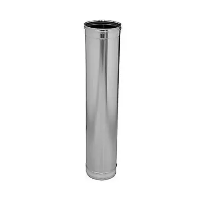 TUBO CHIMENEA SP 150mm x 1 Mt INOX AISI 316L DINAK