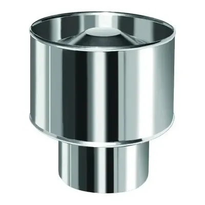 SOMBRERO ANTIVIENTO SIMPLE P. SA 300mm ACERO INOX. AISI 304 20020300 BOFILL