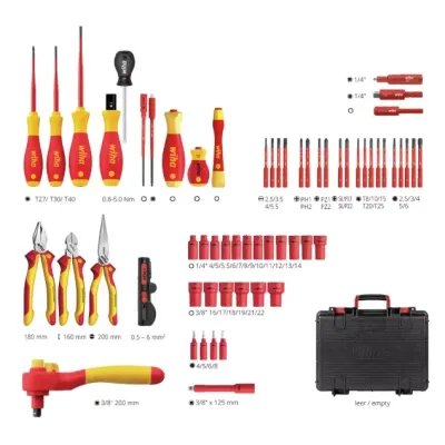 MALETA SET DE HERRAMIENTAS 45833 DE 62 PIEZAS L WIHA