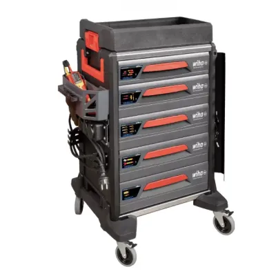 CARRO TALLER WORKSHOP TROLLEY SET EMOBILITY 45801 102 PIECES WIHA