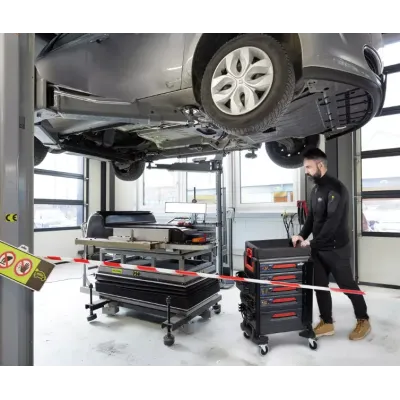 CARRO TALLER WORKSHOP TROLLEY SET EMOBILITY 45801 102 PIECES WIHA