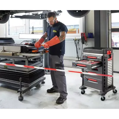 CARRO TALLER WORKSHOP TROLLEY SET EMOBILITY 45801 102 PIECES WIHA