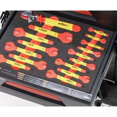 CARRO TALLER WORKSHOP TROLLEY SET EMOBILITY 45801 102 PIECES WIHA