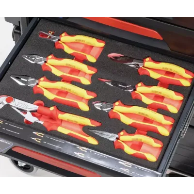 CARRO TALLER WORKSHOP TROLLEY SET EMOBILITY 45801 102 PIECES WIHA