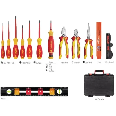 MALETA BASIC  HERRAMIENTAS SET L 18 PIEZAS 45530 WIHA