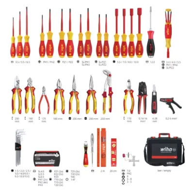 MALETA SET DE HERRAMIENTAS XL VDE 81 PIEZAS  40523 WIHA