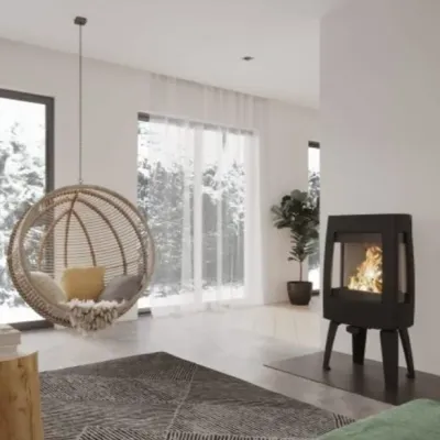 ESTUFA LEÑA SENSE 303  9KW DOVRE