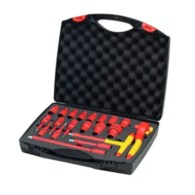 JUEGO LLAVES CARRACA AISLADA 1/2" 43024 20 HERRAM. WIHA